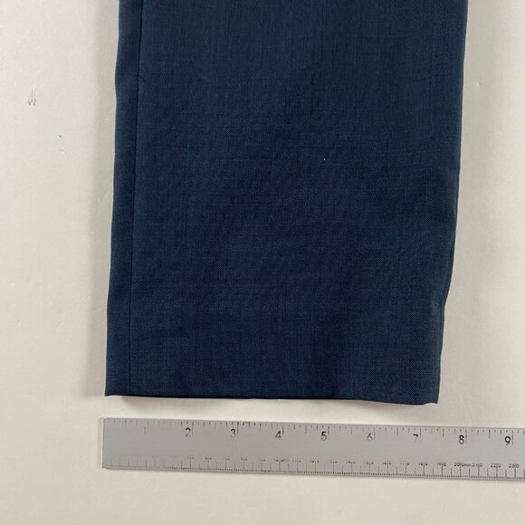 Bonobos Slim Fit Dress Pants Slacks Men's 34 x 30 Measures 36x30 Blue Wool Blend - Picture 8 of 10